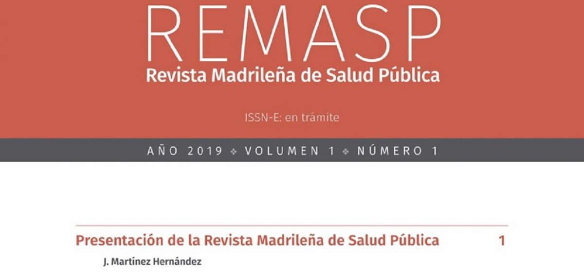 Revista Madrileña de Salud Pública (Foto. Comunidad de Madrid)