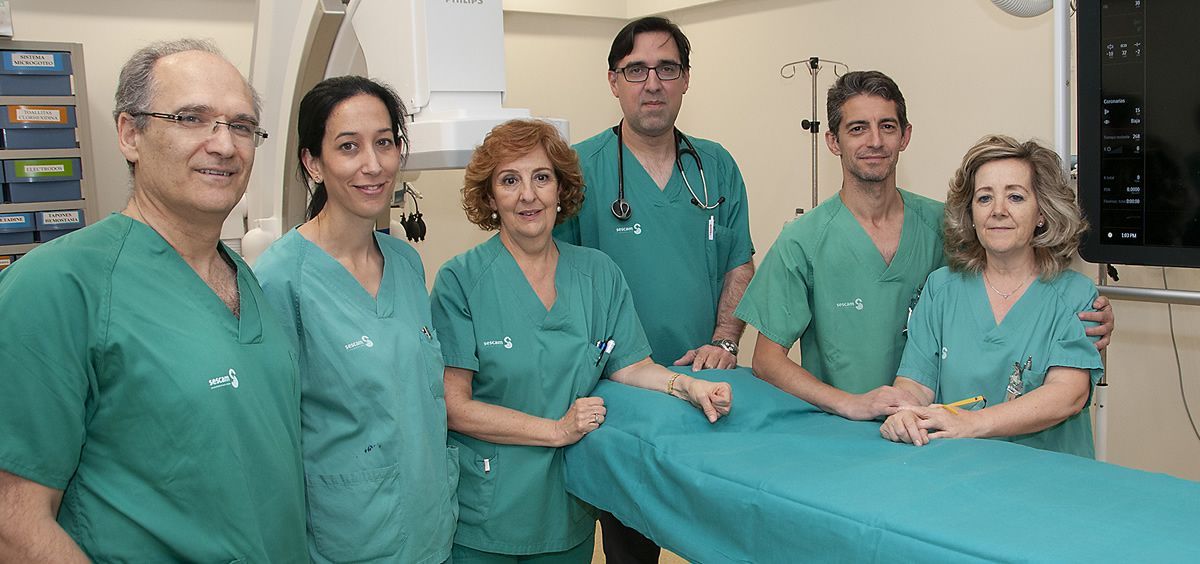 Profesionales del servicio de Cardiología del Hospital de Guadalajara (Foto. J. Javier Ramos /Sescam)