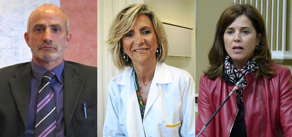 Miguel Rodríguez, Verónica Casado y Teresa Cruz, nuevos consejeros de Sanidad de Cantabria, Castilla y León y Canarias (Montaje ConSalud.es)