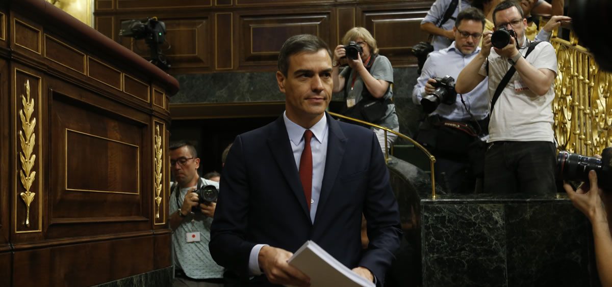 Pedro Sánchez, líder del PSOE en el Congreso de los Diputados. (Foto. Congreso de los Diputados)
