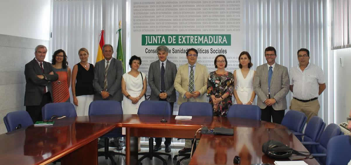Foto de la presentación de los nuevos responsables (Foto. Junta de Extremadura)