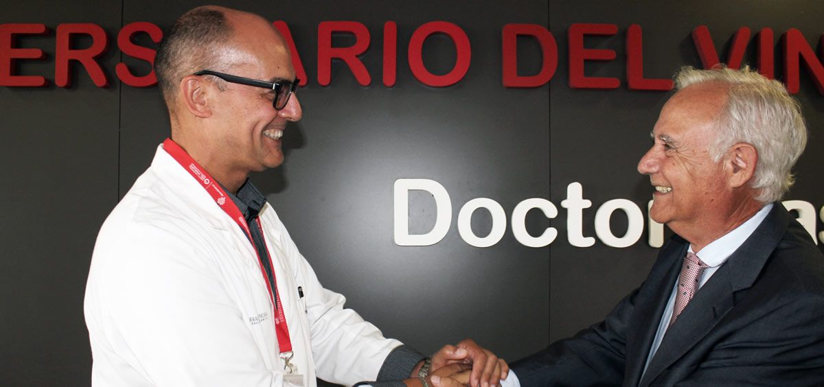 Rafael Carrasco y Ramón Navarro (Foto: Hospital Universitario del Vinalopó).