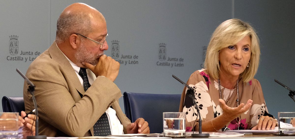 Francisco Igea y Verónica Casado, vicepresidente y consejera de Sanidad de la Junta de Castilla y León (Foto: JCYL)