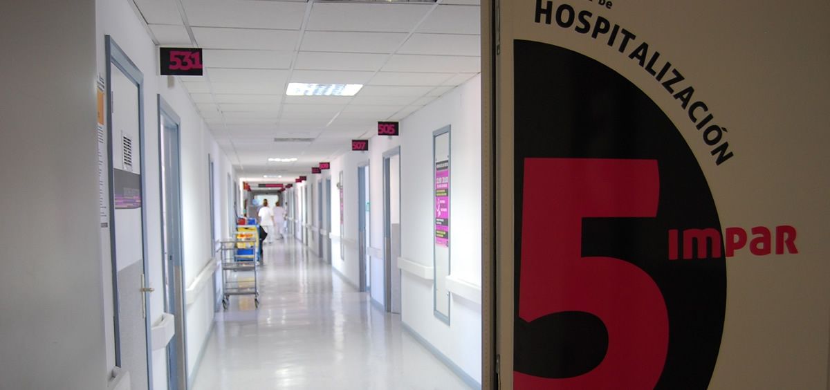 Área de hospitalización (Foto. Gobierno de Canarias)