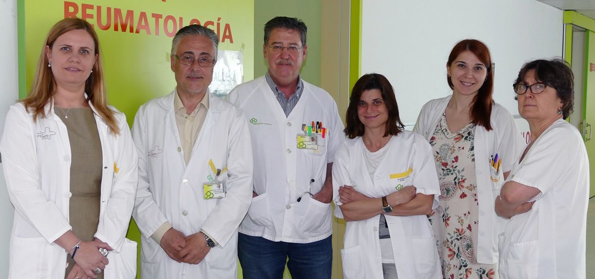 Miembros del equipo de alergias del hospital Reina Sofía y del hospital Vinalopó (Foto. Región de Murcia)