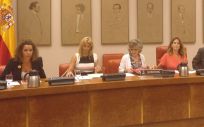 Mesa de la Comisión de Sanidad del Congreso con la asistencia de María Luisa Carcedo (Foto: @gpscongreso)
