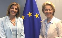 Stella Kyriakides, propuesta a ser comisaria de Salud de la UE, junto a Ursula von der Leyen, presidenta de la Comisión Europea (Foto: @kyriakidestella).