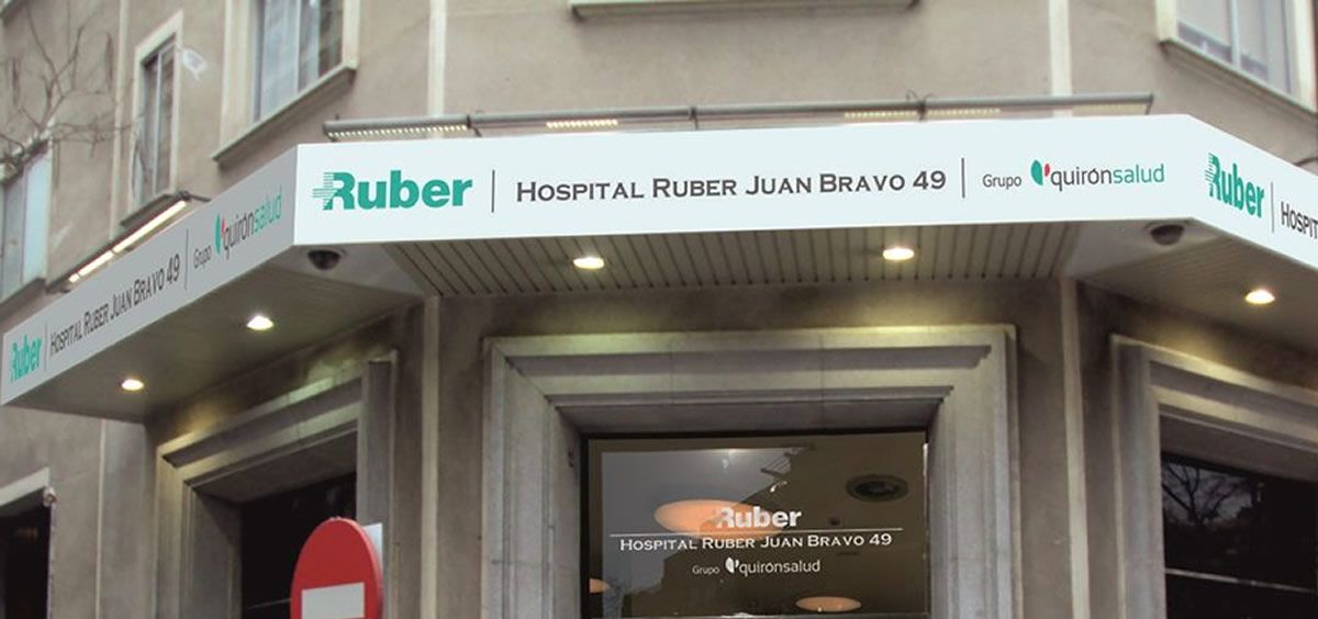 Fachada exterior del Hospital Ruber Juan Bravo.