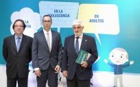 De izq. a dcha: Amós García Rojas, Manuel Cotarelo y Fernando Moraga-Llop