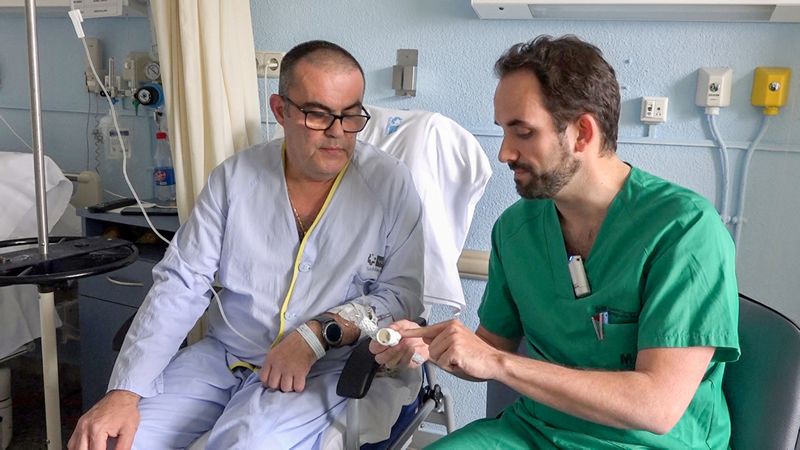 Paciente operado (Foto, Comunidad de Madrid)