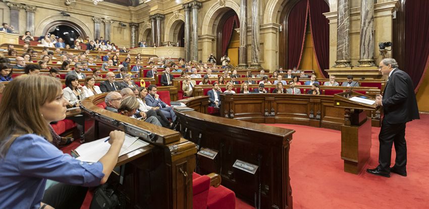 Debate de política general en Cataluña (Foto. Parlament)