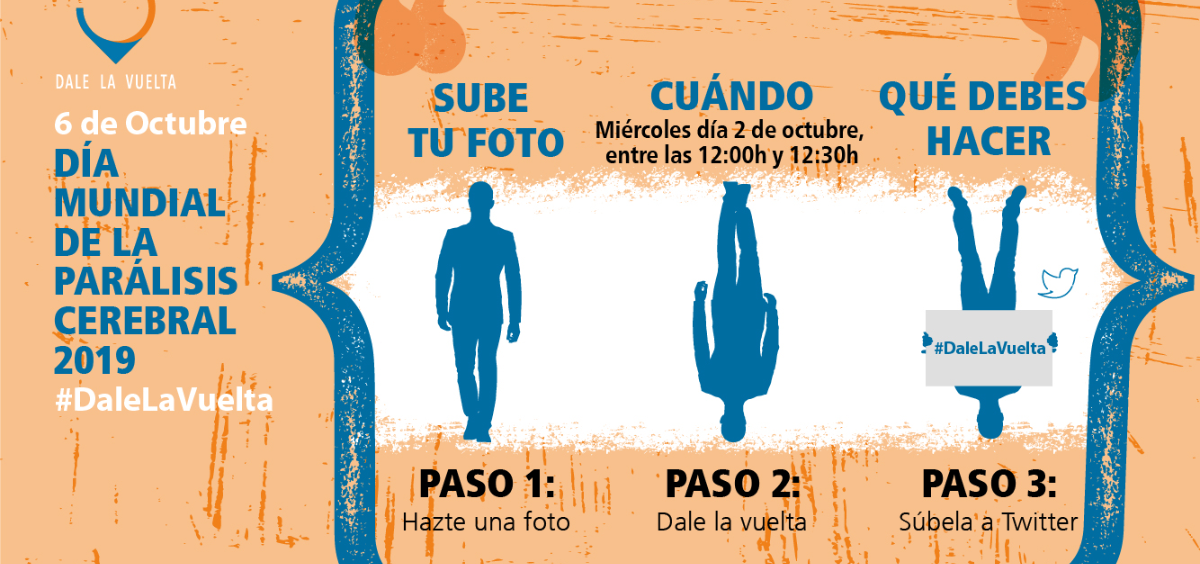 Campaña #DaleLaVulta con motivo del Día Mundial de la Parálisis Cerebral (Foto. ConSalud)