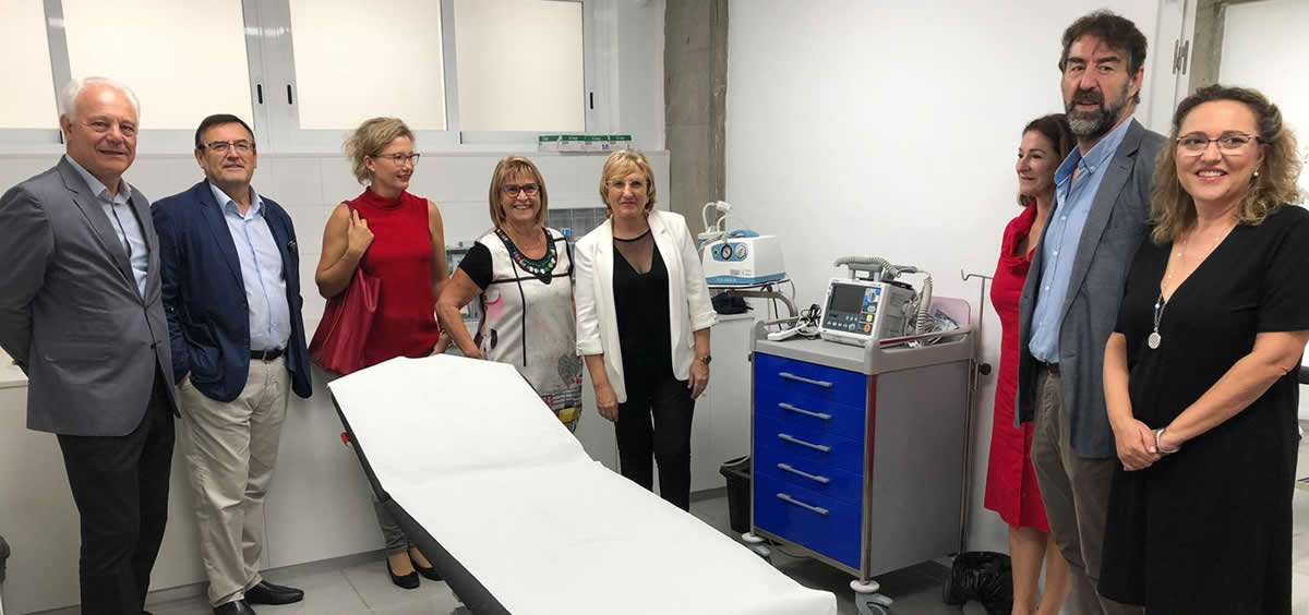 Ana Barceló visitando el centro de salud de Picassent (Foto. Genetalitat Valenciana)