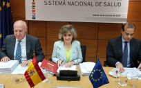 La ministra de Sanidad en funciones, María Luisa Carcedo, presidiendo el Consejo Interterritorial. (Foto: ConSalud.es)