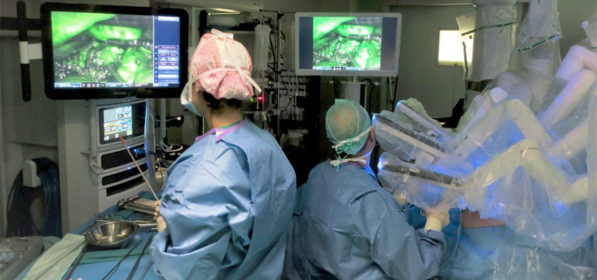 Operación con robot Da Vinci en el hospital La Candelaria de Tenerife (Foto. Gobierno de Canarias)