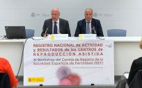 Faustino Blanco, secretario general de Sanidad y Consumo, junto a Luis Martínez, presidente de la SEF (Foto: Ministerio de Sanidad)