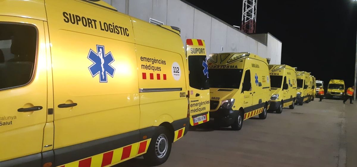 Transporte sanitario de emergencias de Cataluña (Foto: @semgencat)