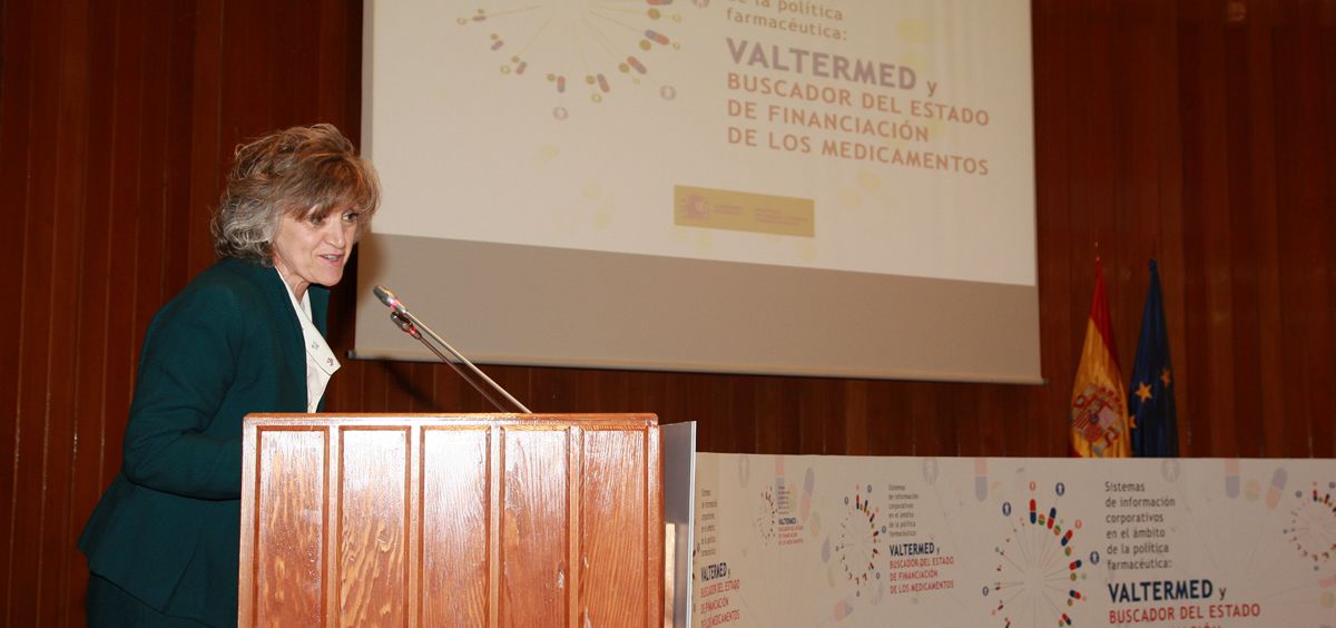 Carcedo en el acto de presentación de Valtermed (Foto: Ministerio de Sanidad, Consumo y Bienestar Social)