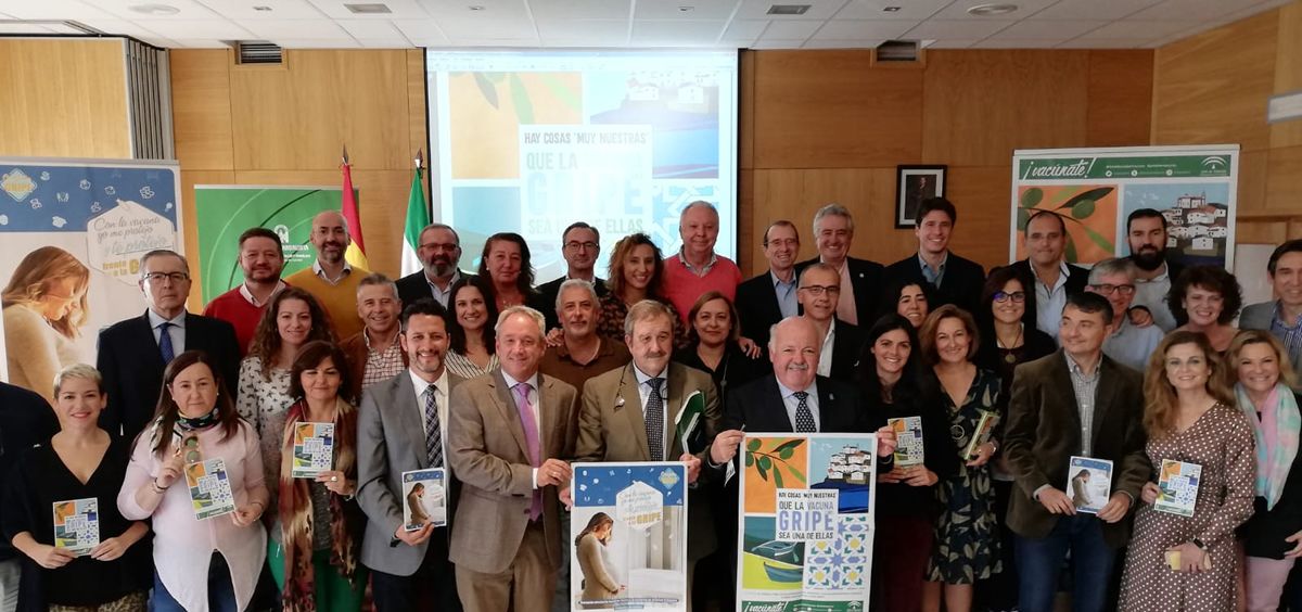 Reunión del Grupo Andaluz de Vacunación Antigripal en la que ha estado presente Jesús Aguirre, consejero de Salud y Familias de Andalucía (Foto. ConSalud)