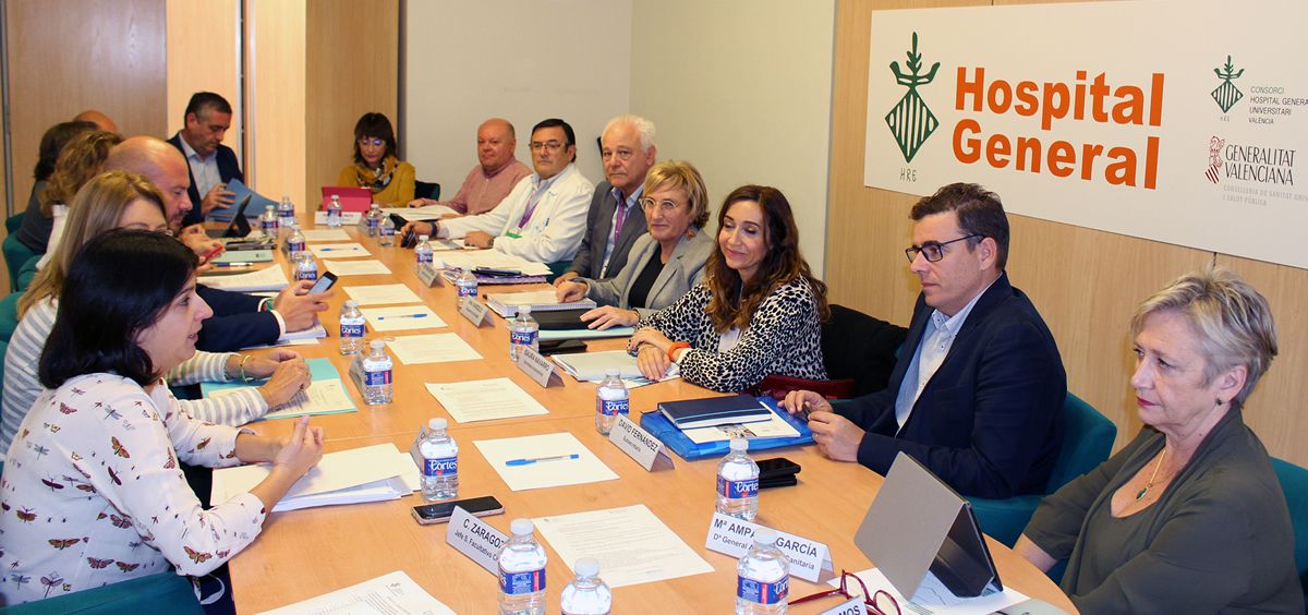 Reunión del consejo de gobierno del Consorcio Hospital General Universitario de Valencia, presidida por la consejera, Ana Barceló (Foto. Generalitat Valenciana)