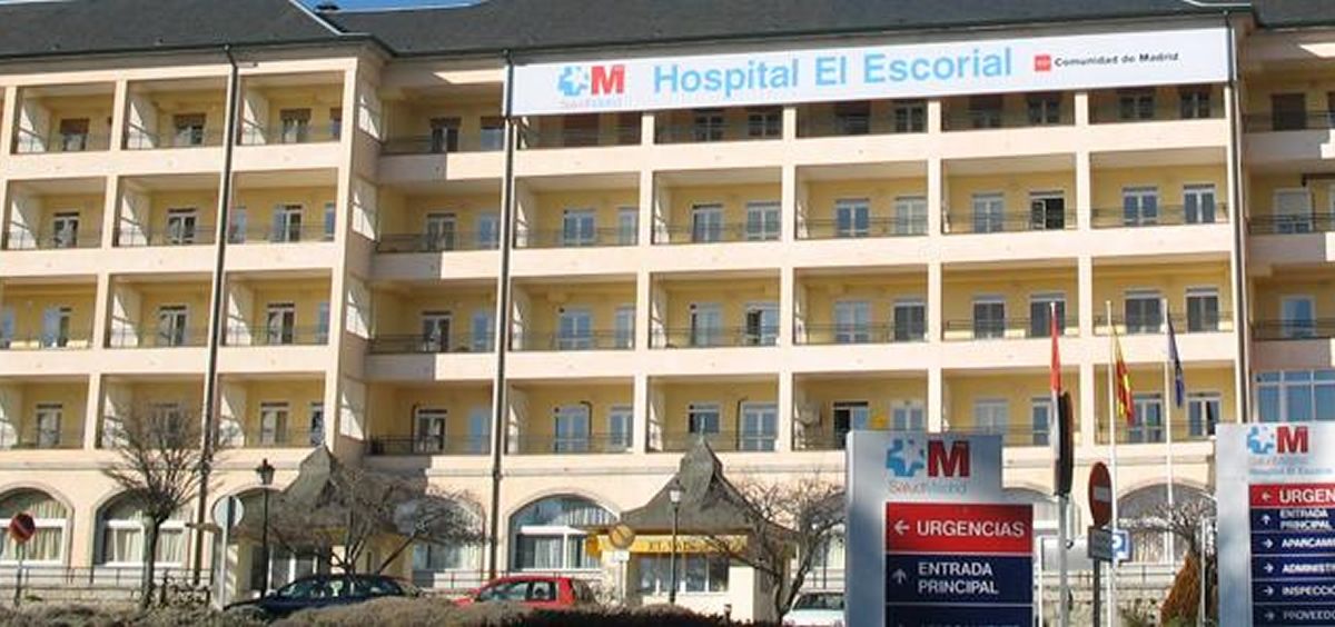 Fachada del Hospital de El Escorial (Foto. Comunidad de Madrid)