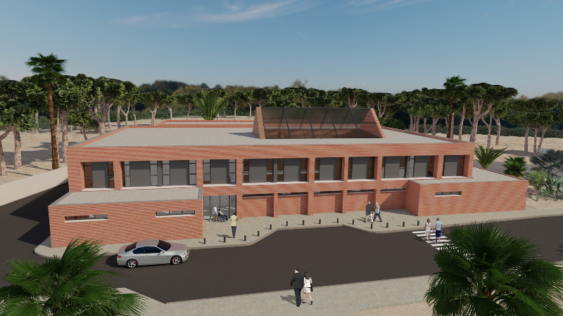 Así quedará el nuevo centro de salud de San Juan de Alicante tras las obras de reforma (Foto. Generalitat Valenciana)