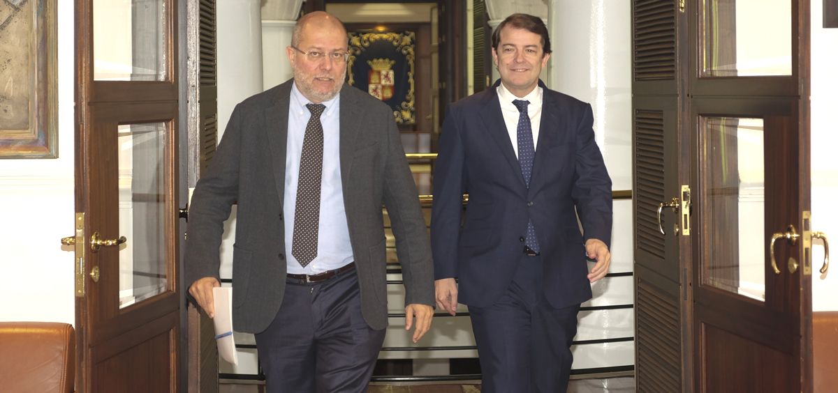 Francisco Igea y Alfonso Fernández Mañueco, vicepresidente y presidente de la Junta de Castilla y León (Foto: JCYL)