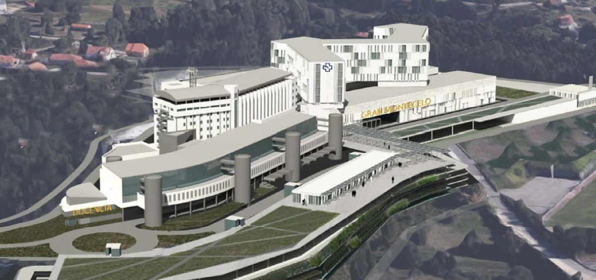 Hospital público Gran Montecelo (Foto. Xunta de Galicia)