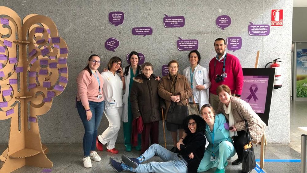 El Hospital de Torrejón se une a la lucha contra la violencia de género