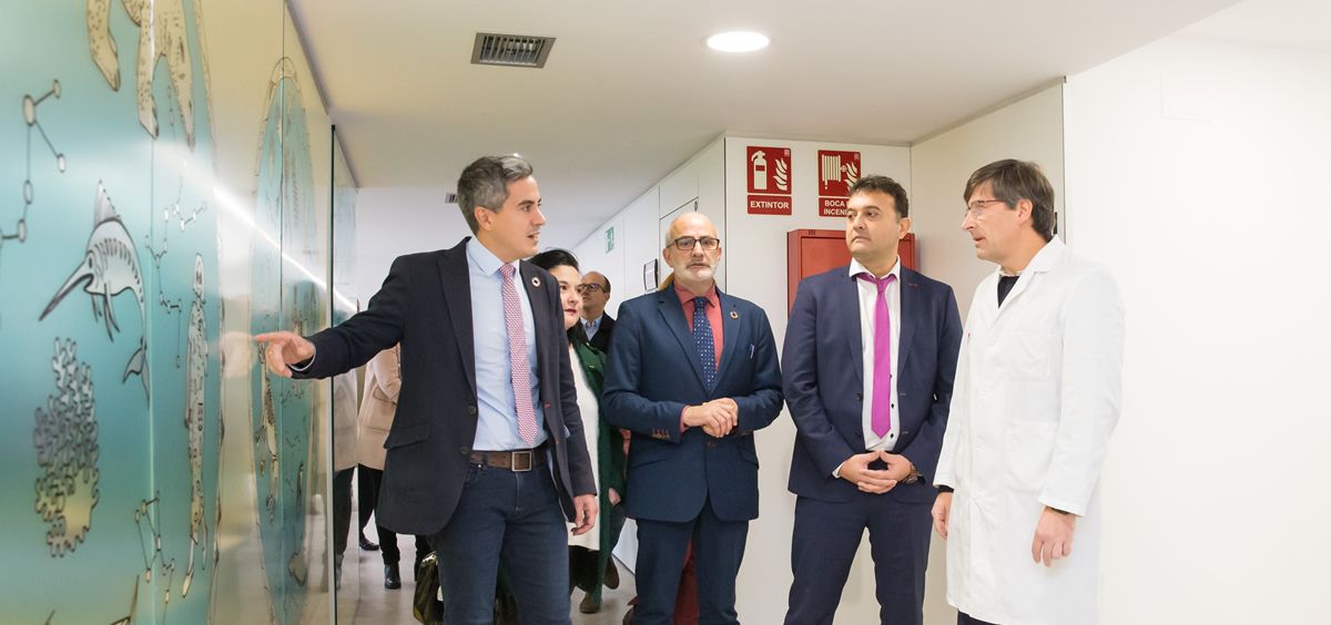 Pablo Zuloaga y Miguel Rodríguez en la inauguración (Foto. Gobierno de Cantabria)