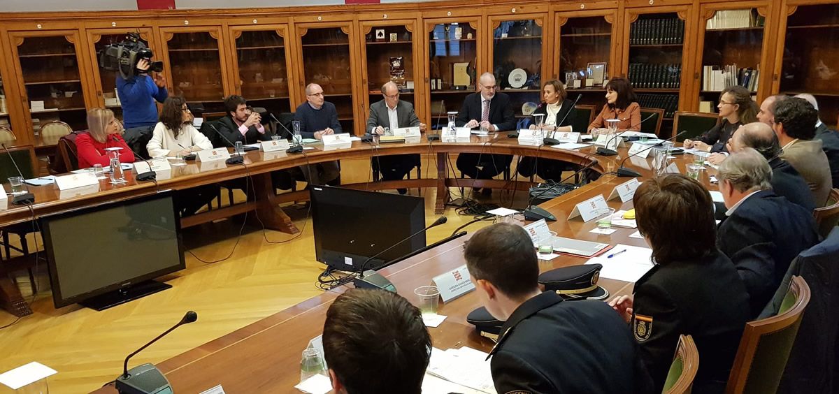 Imagen de la reunión de la Comisión del Juego de Aragón. (Foto. Gobierno de Aragón)
