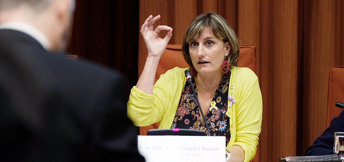 Alba Vergés, consejera de Salud de la Generalitat de Cataluña (Foto: @albaverges)