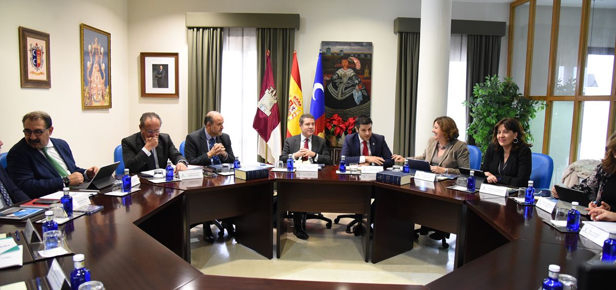 La Junta de Castilla La Mancha reunida en Consejo de Gobierno (Foto: José Ramón Márquez / JCCM)