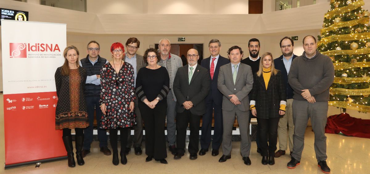 Foto de grupo de los asistentes a la II Jornada científica del Idisna (Foto. Gobierno de Navarra) 