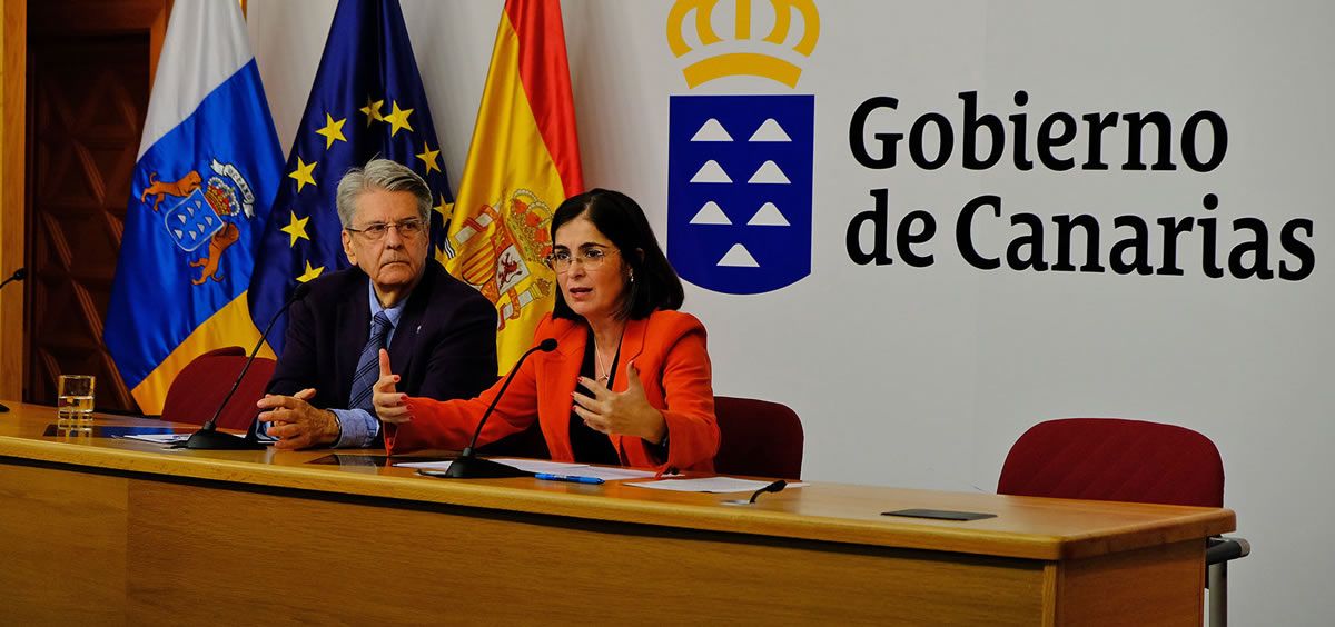Fotografia duarnte el Consejo (Foto Gobierno de Canarias)