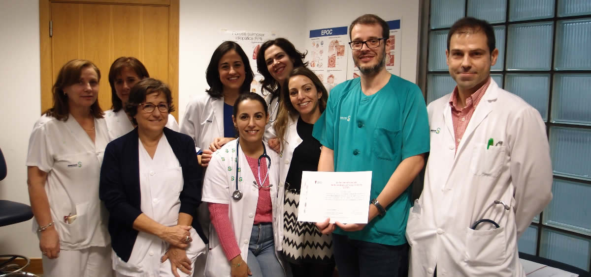 Profesionales integrantes de la consulta monográfica de asma en el Hospital de Ciudad Real (Foto. Sescam)