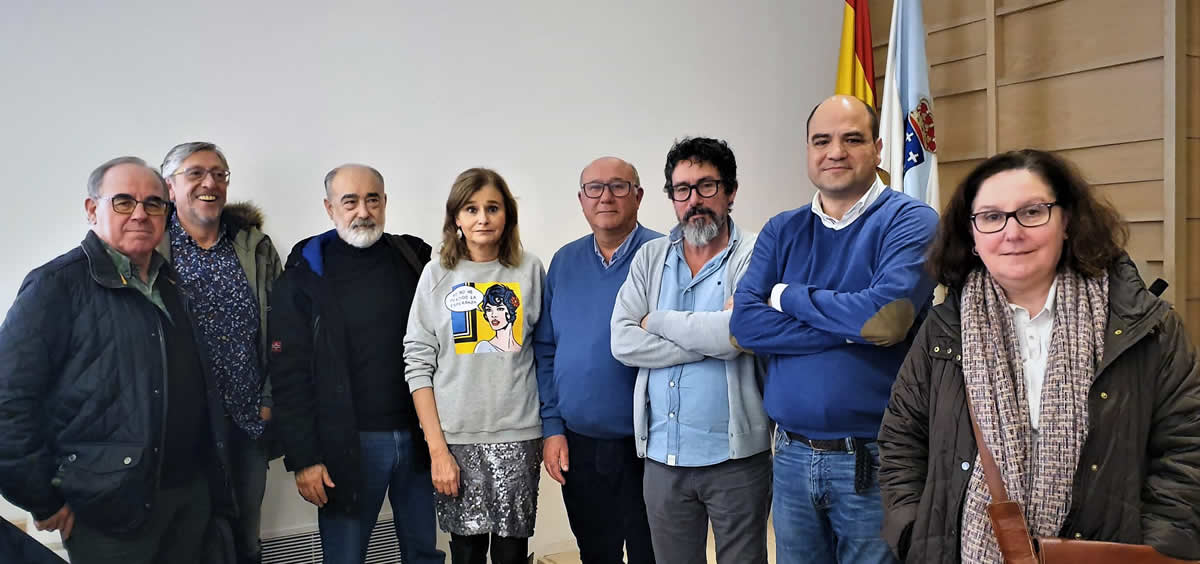 Foto de familia de la directiva de CESM Galicia. (Foto. CESM Galicia)