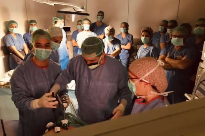 Cirujanos se han formado en técnicas de cirugía mínimamente invasivas (Foto. CastillaLa Mancha)