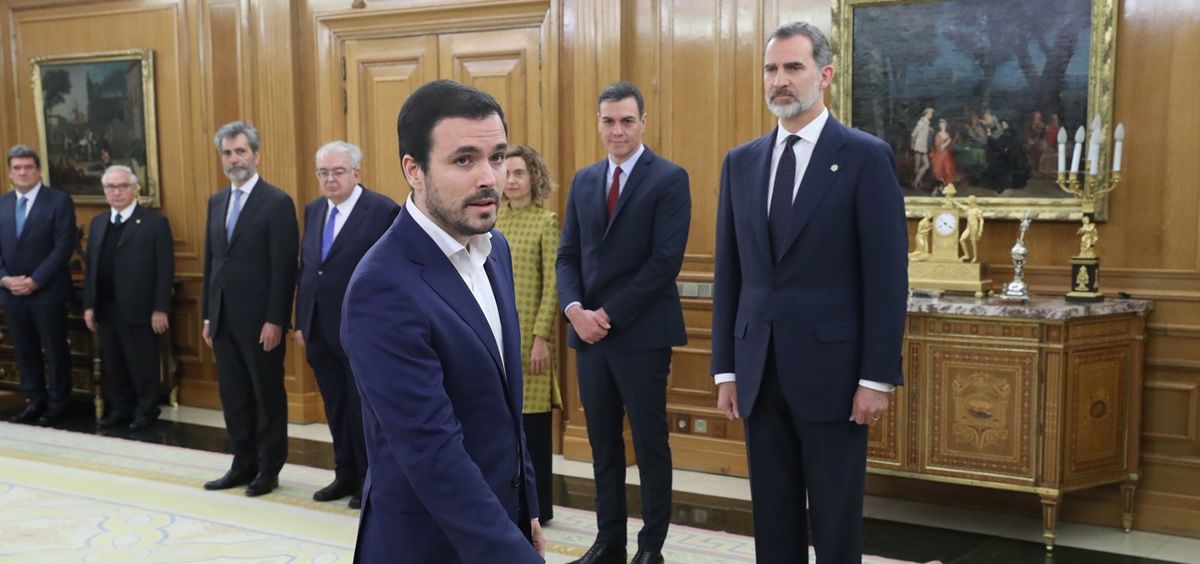 Alberto Garzón, nuevo ministro de Consumo (Foto. Casa Real)