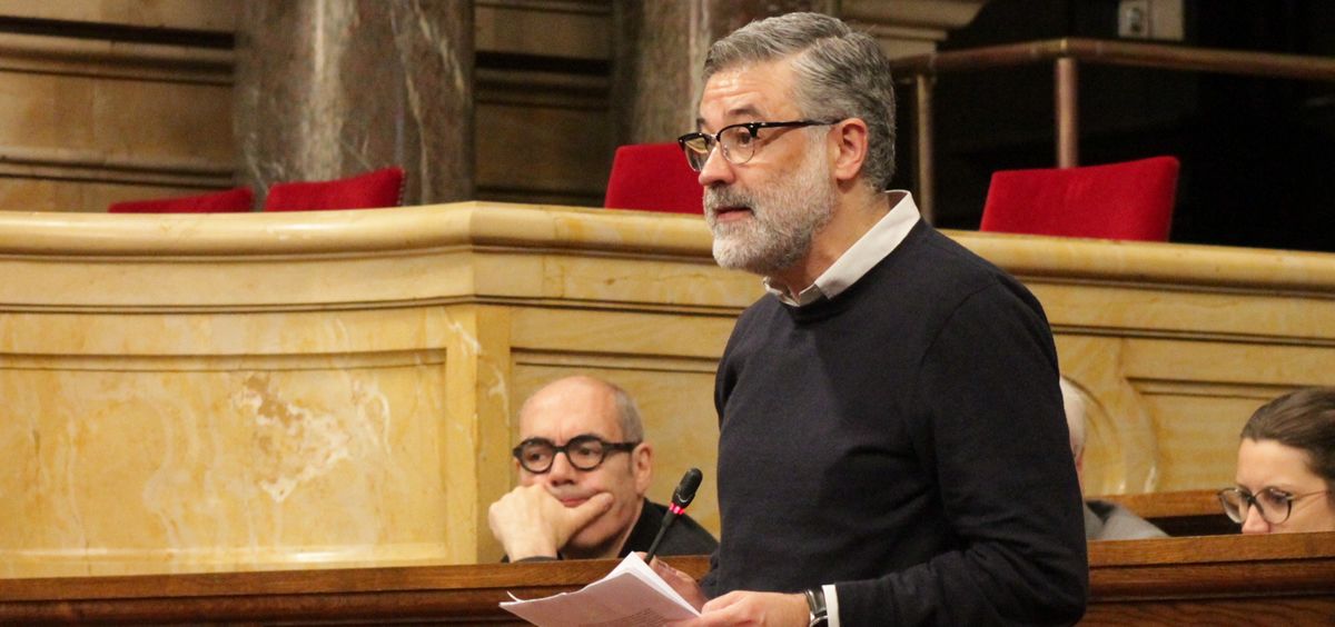 Carles Riera, diputado de la CUP (Foto: Parlament de Cataluña)