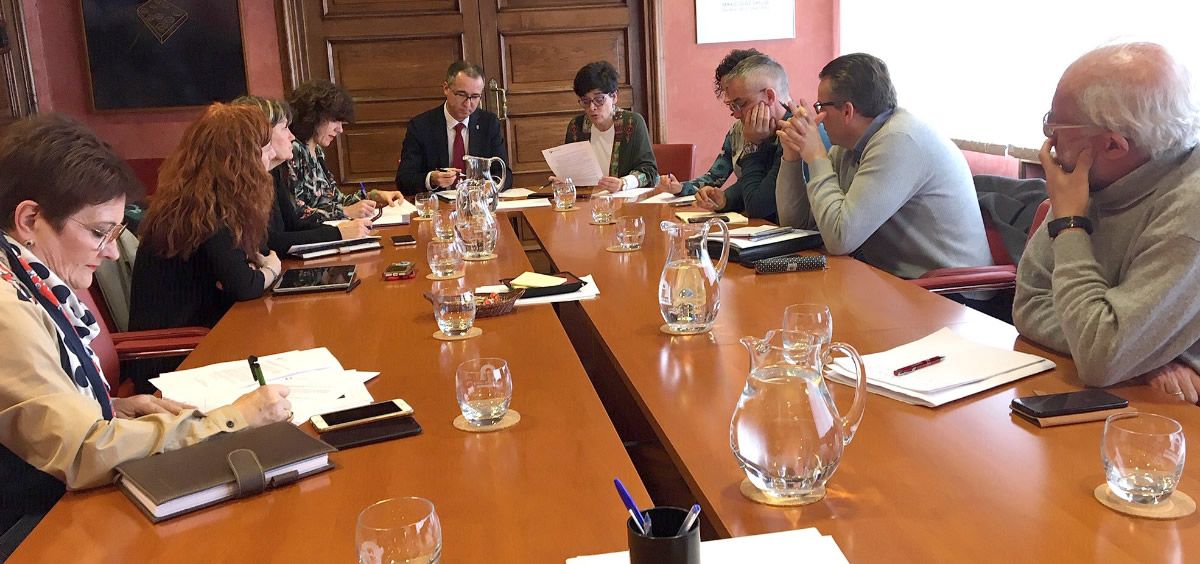 Reunión para la aprobación de los nombramientos de los nuevos gerentes de las áreas sanitarias (Foto. Gobierno de Asturias)