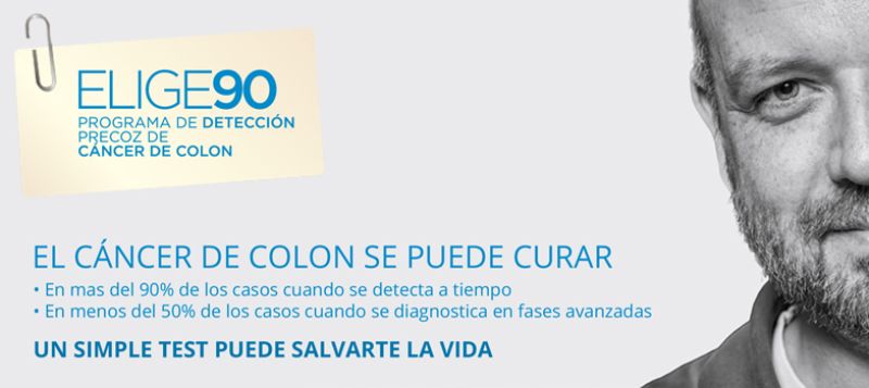 Cartel del programa de detección precoz de cáncer de colon y recto (Foto. Gobierno de Navarra)