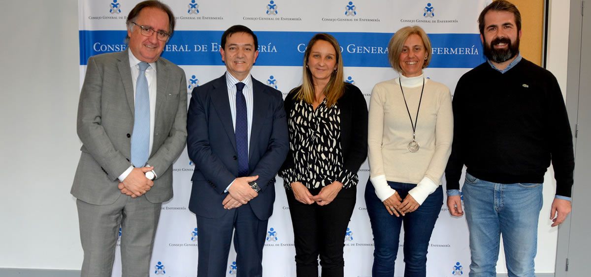 Reunión ente el Consejo General de Enfermería (CGE) y la Sociedad Española de Neumología y Cirugía Torácica (Separ). (Foto. CGE)