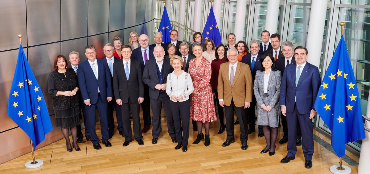 Los comisarios de la actual Comisión Europea (Foto: Europa.eu)