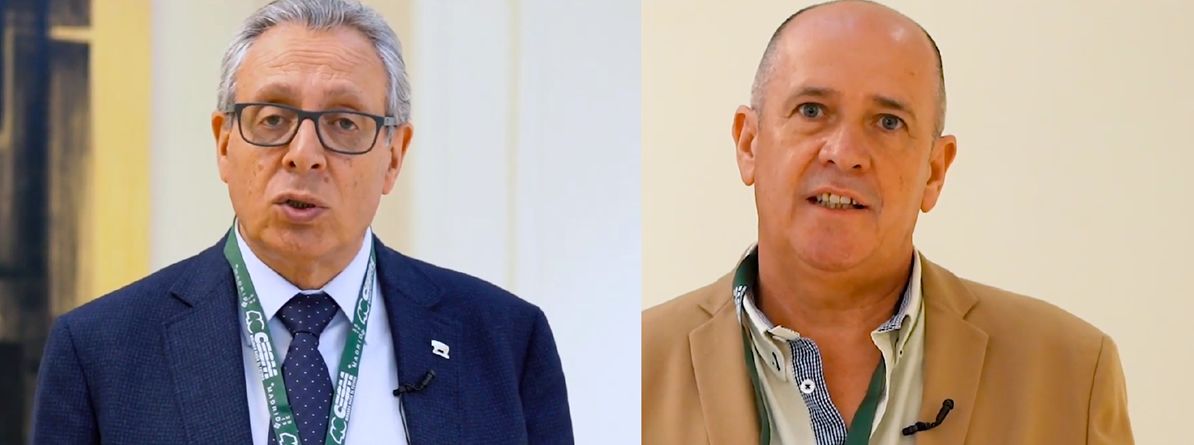 Tomás Toranzo y Gabriel Del Pozo, presidente y secretario general de CESM. (Foto. CESM)