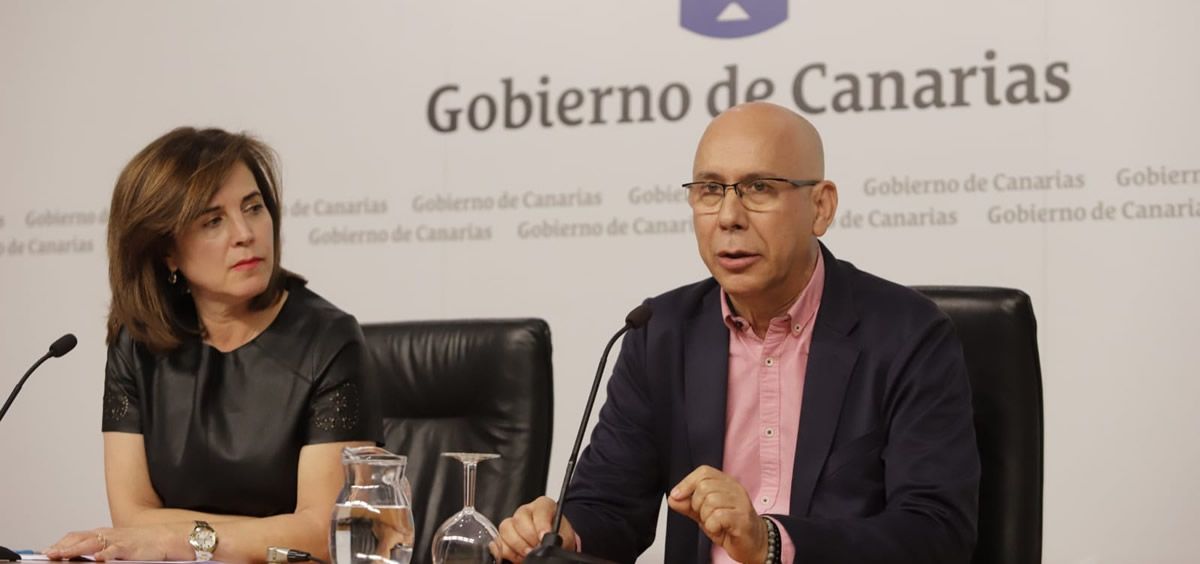 La consejera ha informado de que se han incrementado “en dos preventivistas más el equipo de la Dirección General de Salud Pública” (Foto. Gobierno de Canarias)