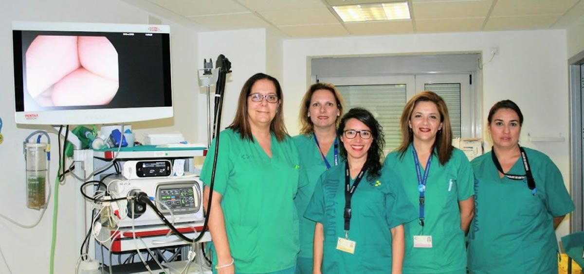 Equipo de la Unidad de Endoscopia del servicio de Aparato Digestivo de La Candelaria (Foto. Gobierno de Canarias)