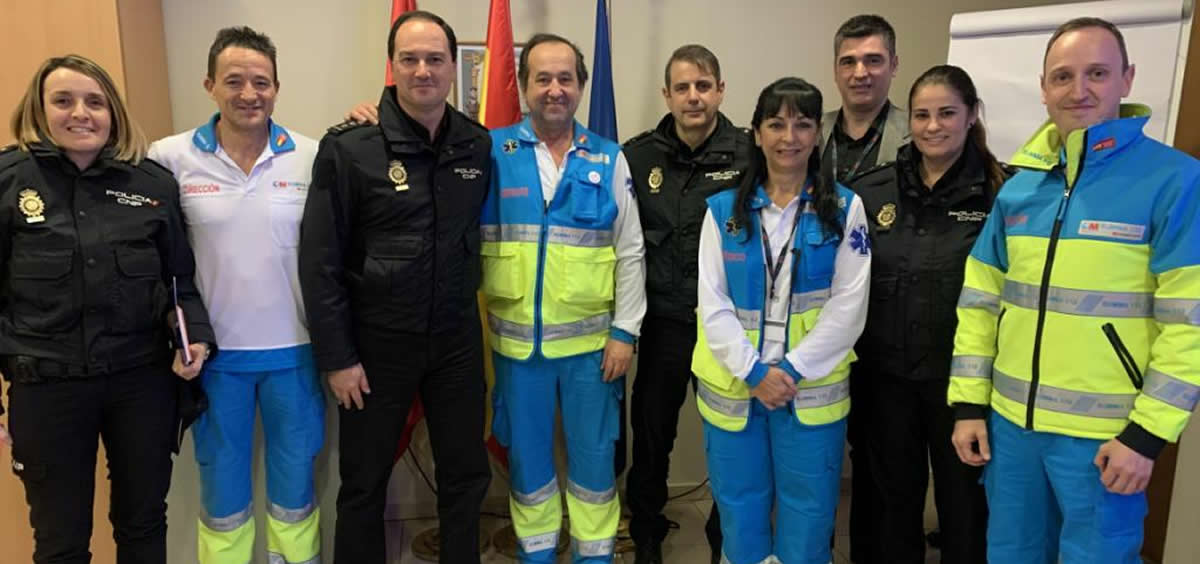 El SUMMA 112 colabora con los Interlocutores Policiales para prevenir agresiones a sanitarios (Foto. Comunidad de Madrid)