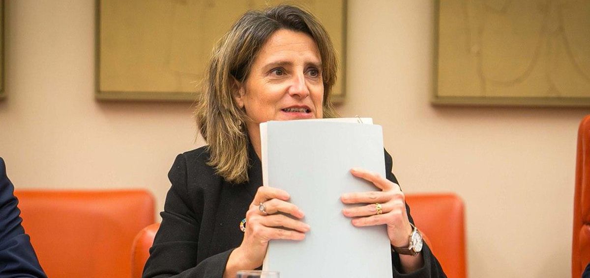 La vicepresidenta cuarta y ministra de Transición Ecológica y Reto Demográfico, Teresa Ribera (Foto: Congreso)