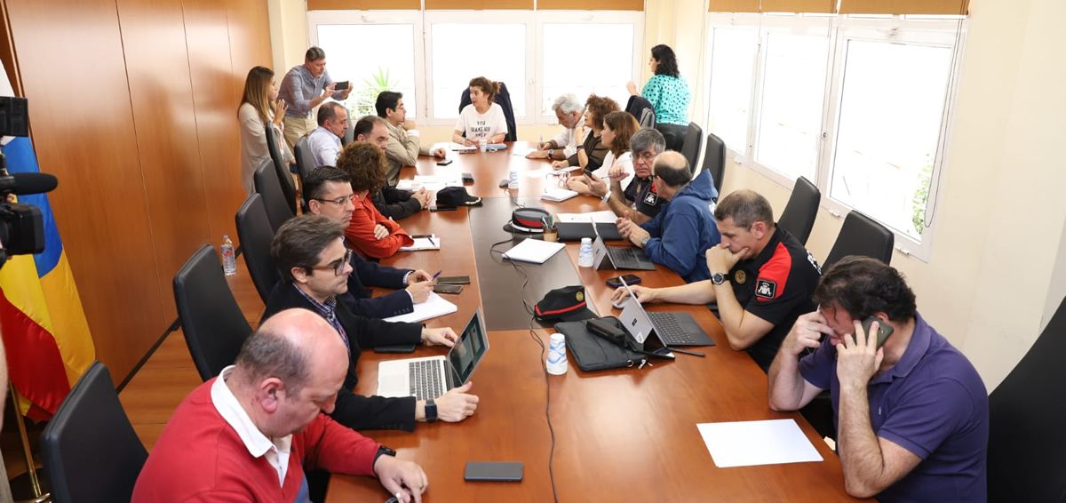 Reunión del Comité Ejecutivo de Canarias (Foto: @SanidadGobCan)      